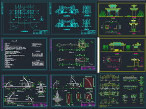CAD設計圖紙資源全指南 從大門施工到全屋定制